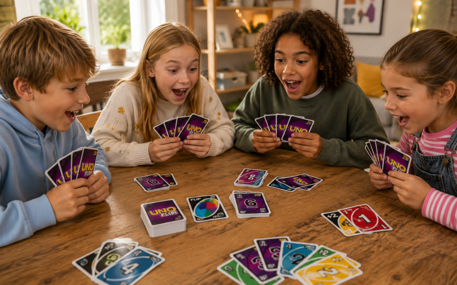 Spilleregler - Uno flip