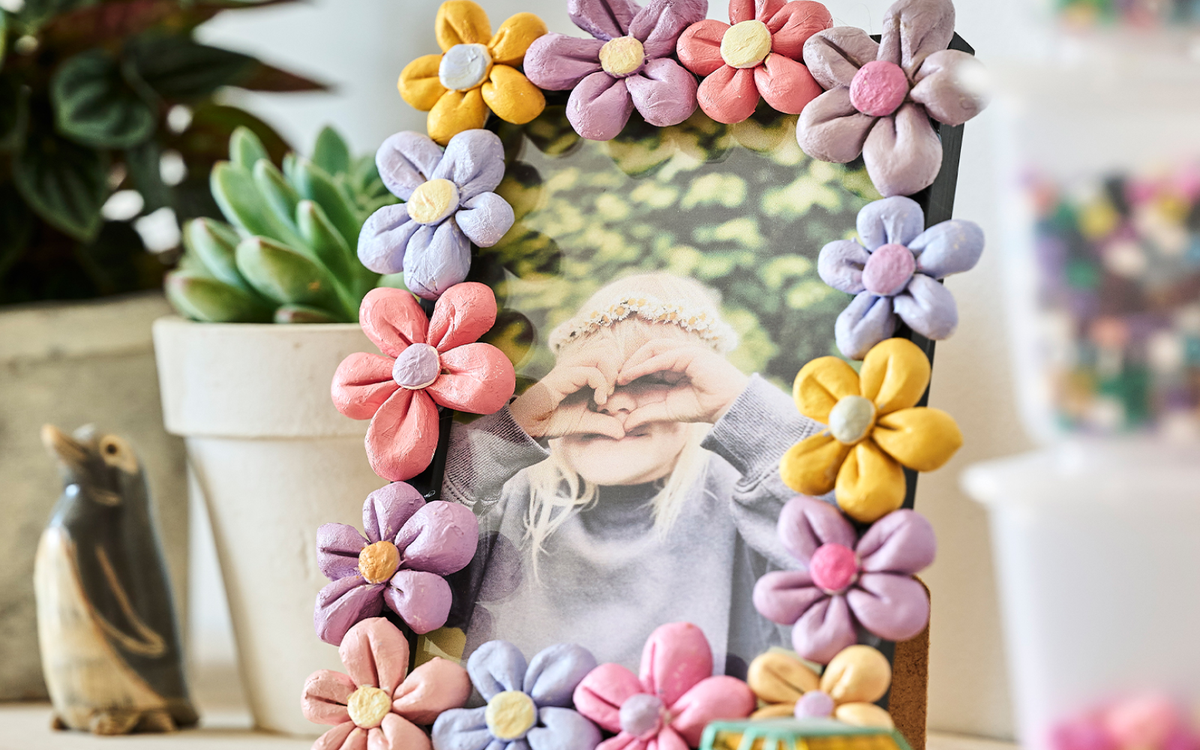 Dekorativ blomsterramme