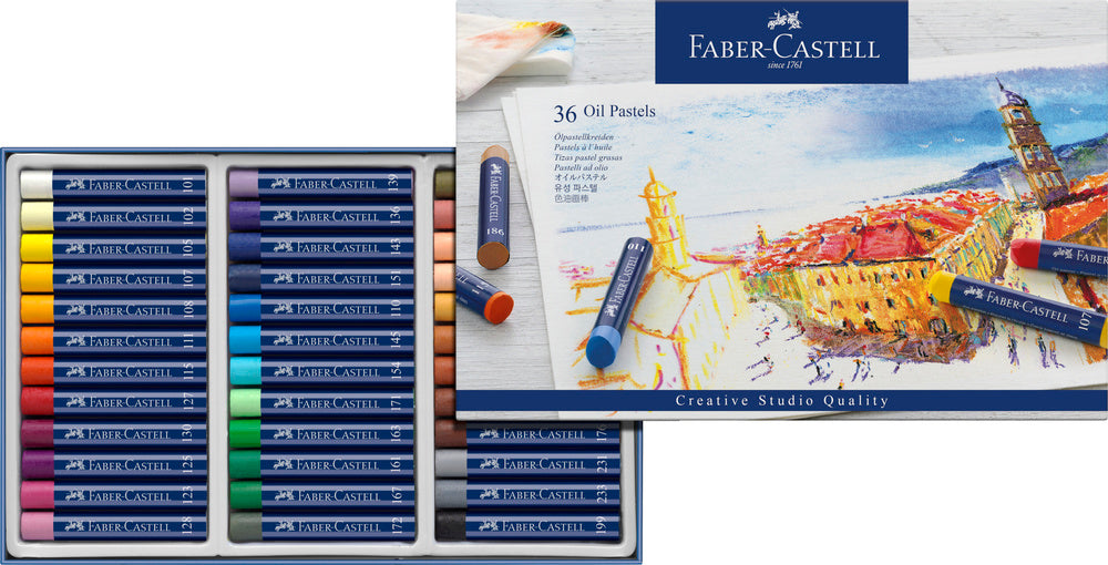 Kridt oliepastel Faber-Castell 36 stk