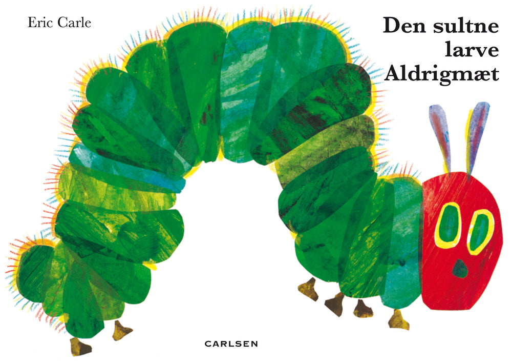 Den sultne larve Aldrigmæt (stor papbog)