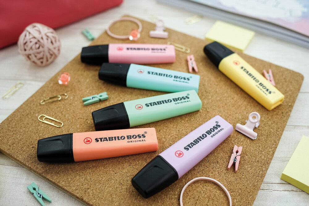 Tekstmarker Stabilo boss pastel turkis