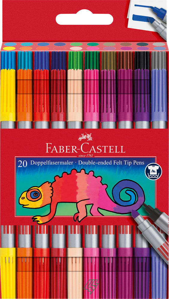 Tusser Faber-Castell 2 spidser 20 stk.