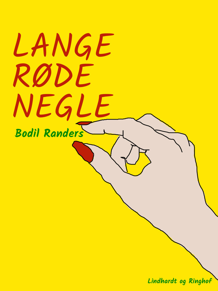 Lange røde negle