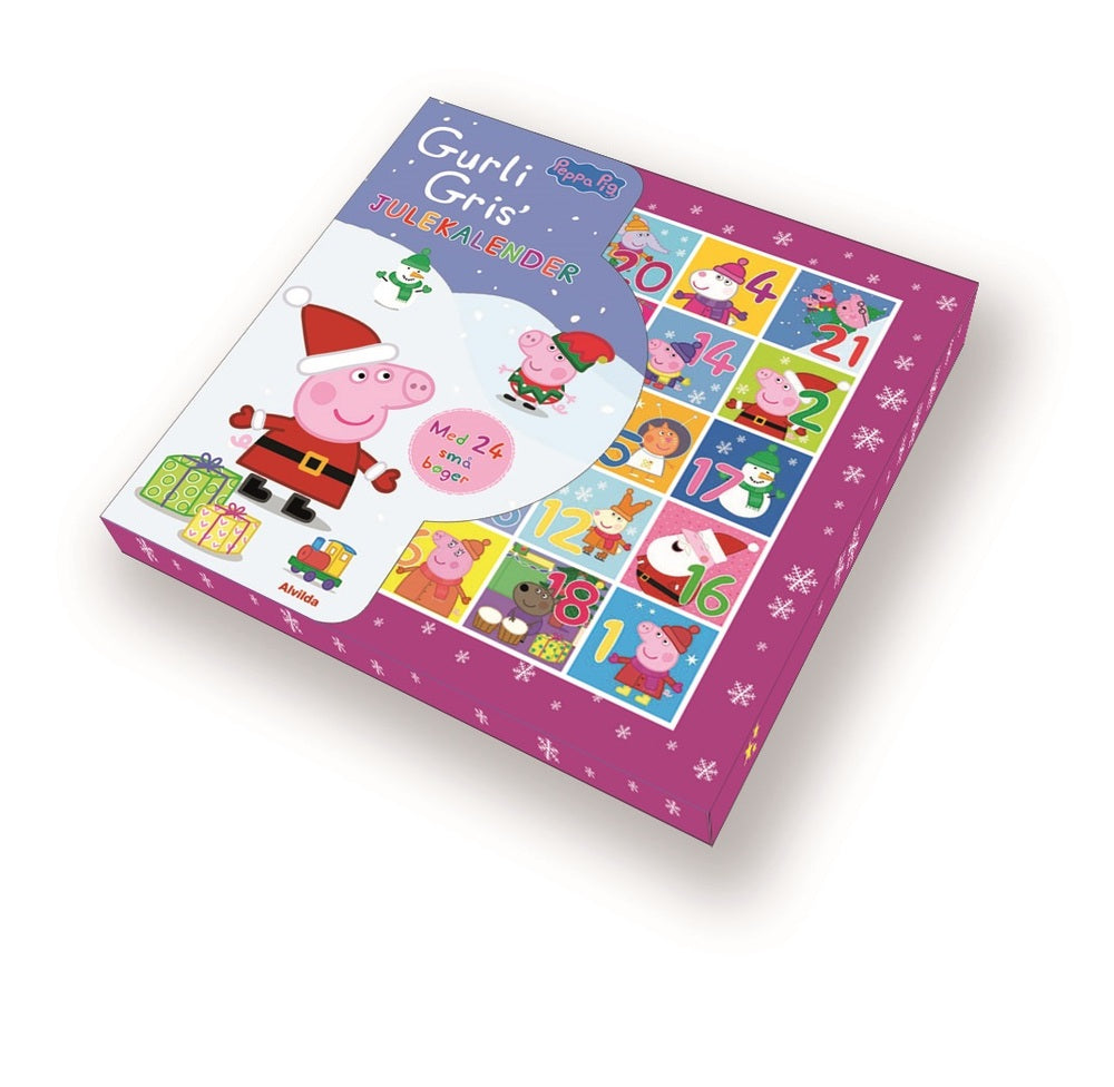 Peppa Pig - Gurli Gris - Julekalender med 24 små bøger