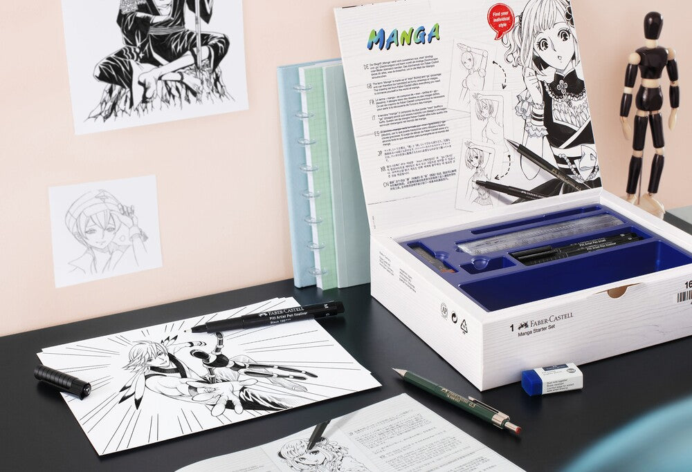 Pitt artist manga Faber-Castell starter sæt