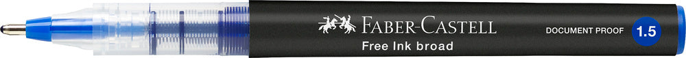 Broadpen free ink Faber-Castell 1,5 blå
