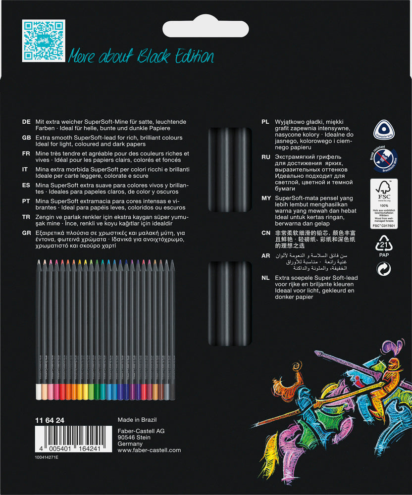 Farveblyant black edition Faber-Castell