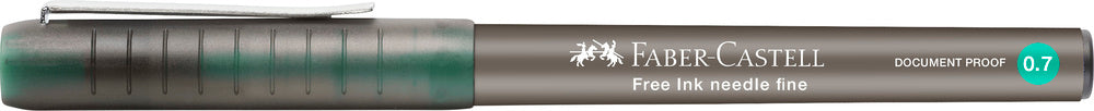Roller Faber-Castell free ink needle 0,7 grøn