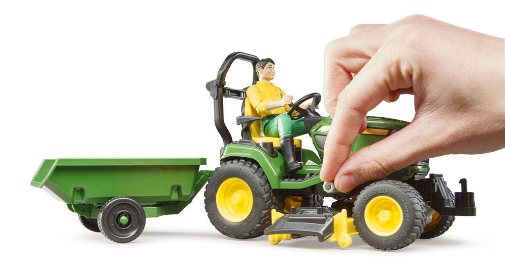 Havetraktor Bruder John Deere med trailer