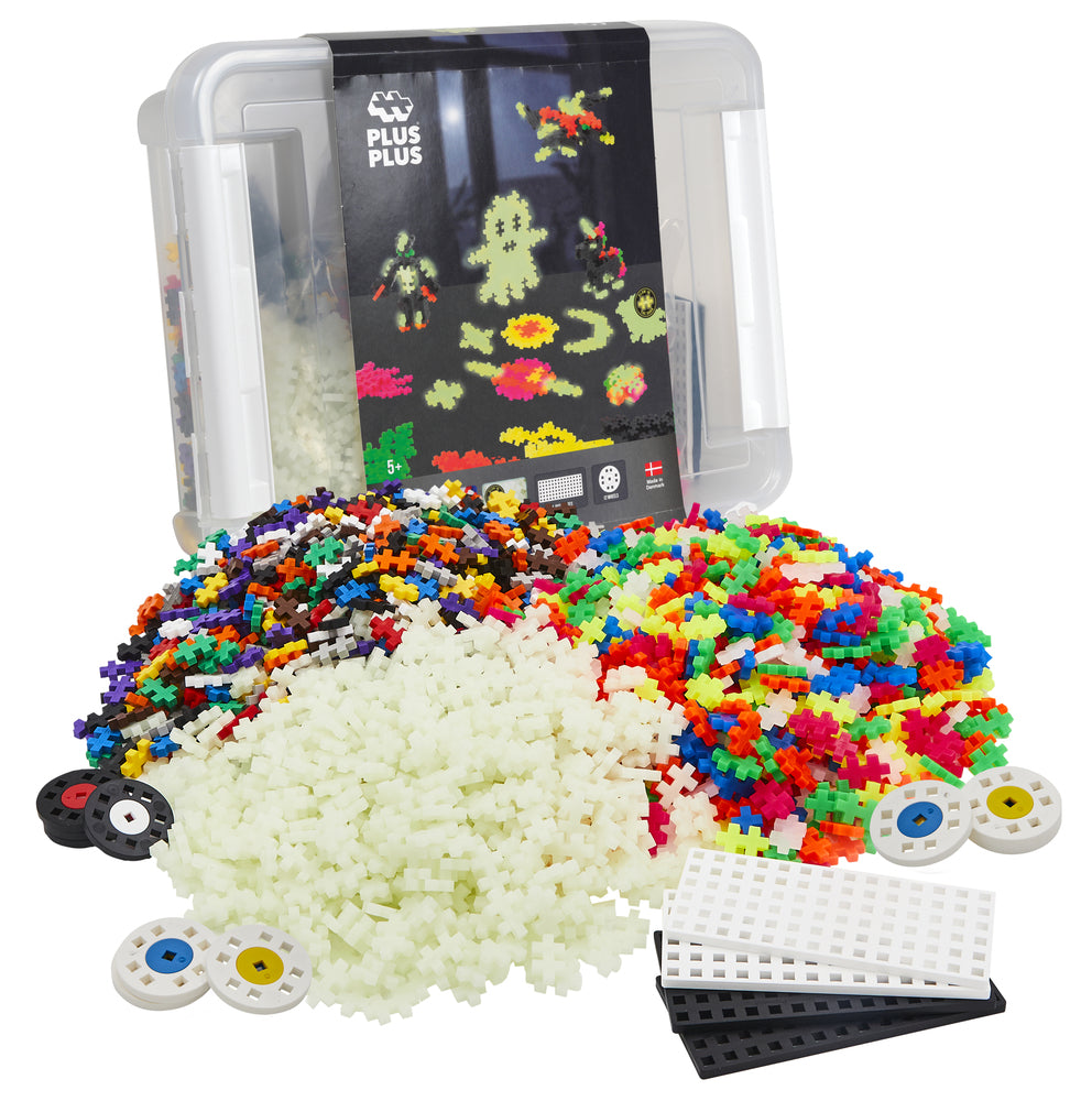 Plus-Plus Build and Glow Storage Box / 2000 pcs