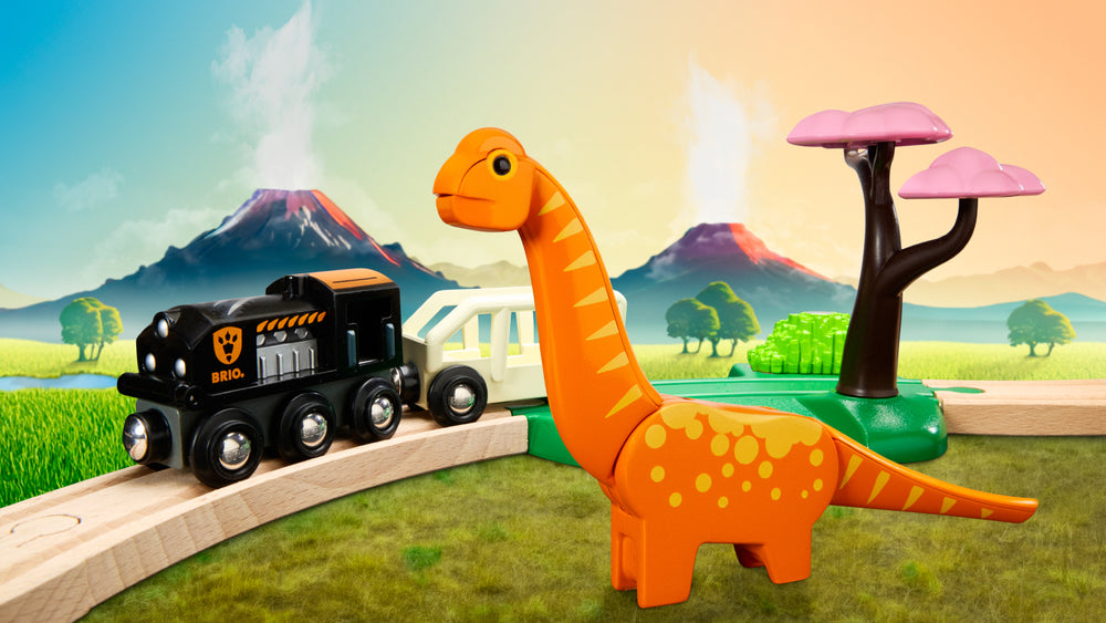 Cirkelsæt med dinosaur