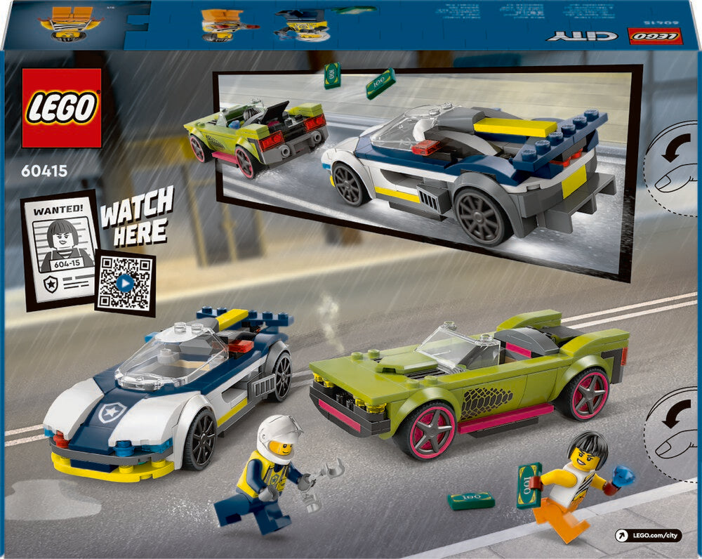 60415 LEGO City Police Biljagt med politi og muskelbil