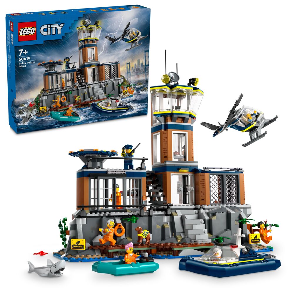 60419 LEGO City Police Politiets fængselsø