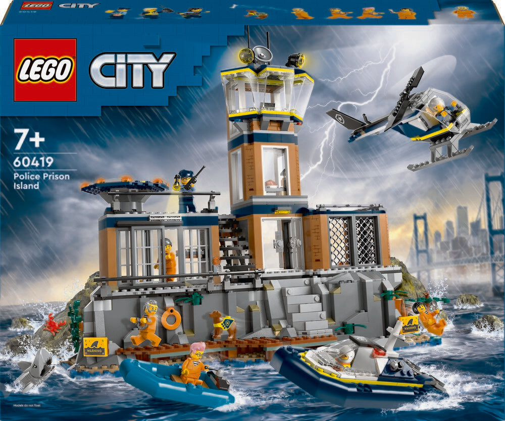 60419 LEGO City Police Politiets fængselsø