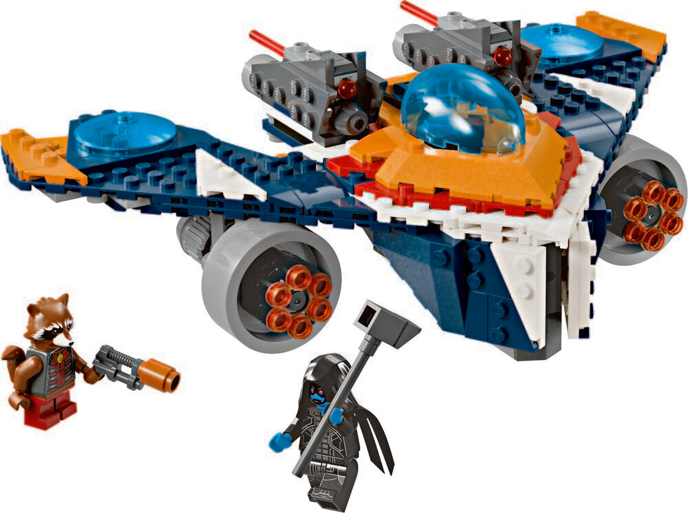 76278 LEGO Super Heroes Marvel Rockets Warbird mod Ronan