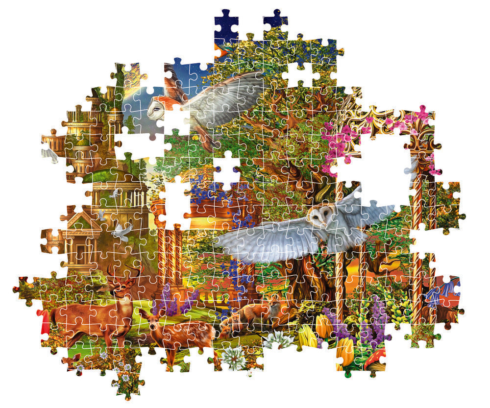Puslespil Woodland fantasy garden 1500 brikker