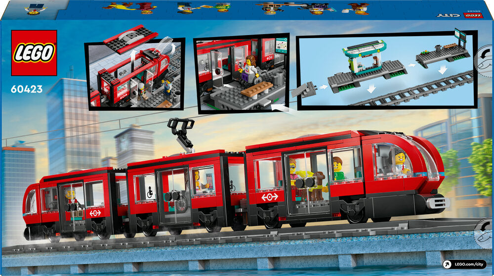 60423 LEGO City Trains Sporvogn og station