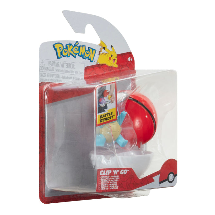 Pokemon clip n go Squirtle with poke ball