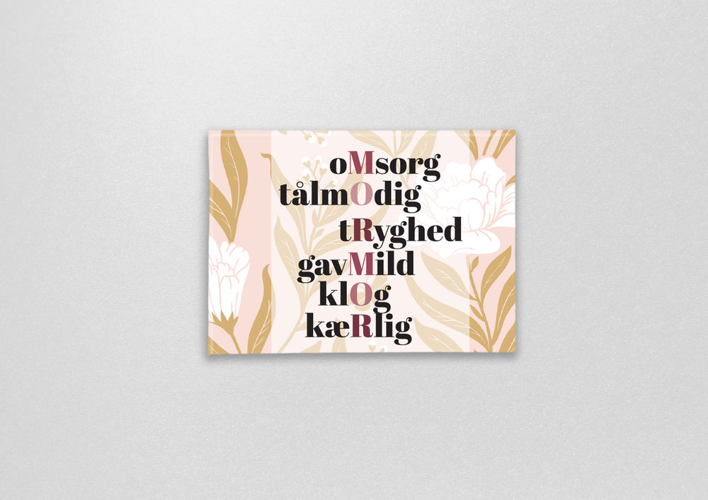 Magnet med citat mormor, du er fantastisk