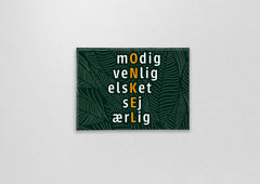 Magnet med citat onkel, du er fantastisk