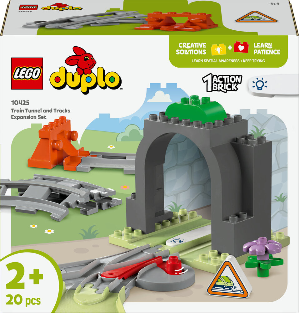 10425 LEGO DUPLO Town Togtunnel og spor – udvidelsessæt