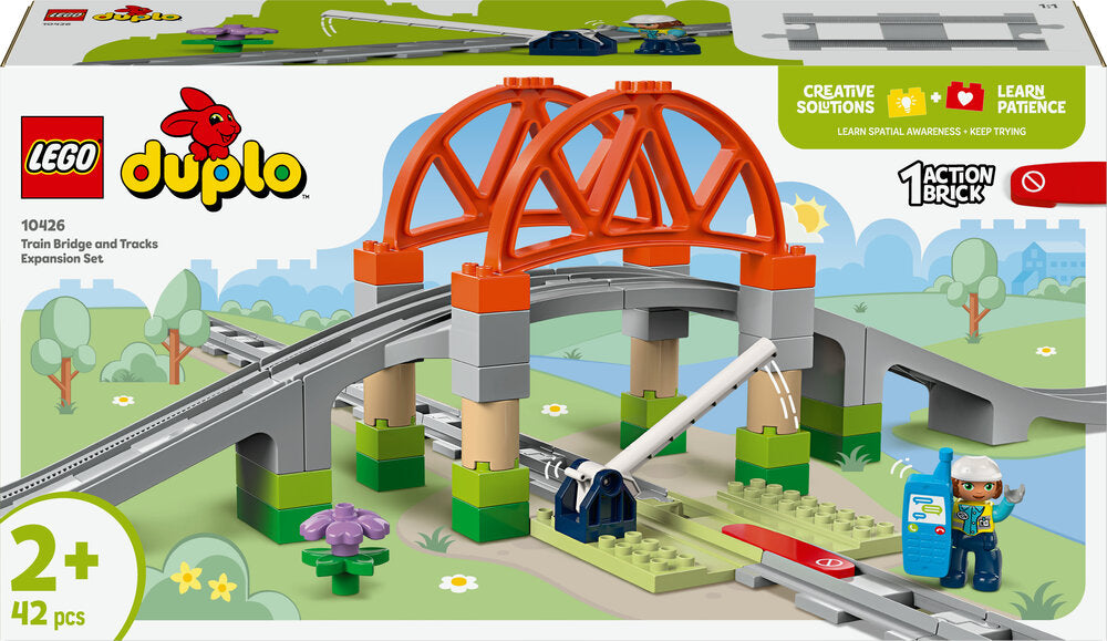 10426 LEGO DUPLO Town Togbro og spor – udvidelsessæt