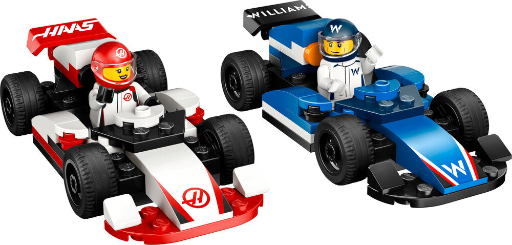 60464 LEGO City F1® Williams Racing og Haas F1®-racerbiler