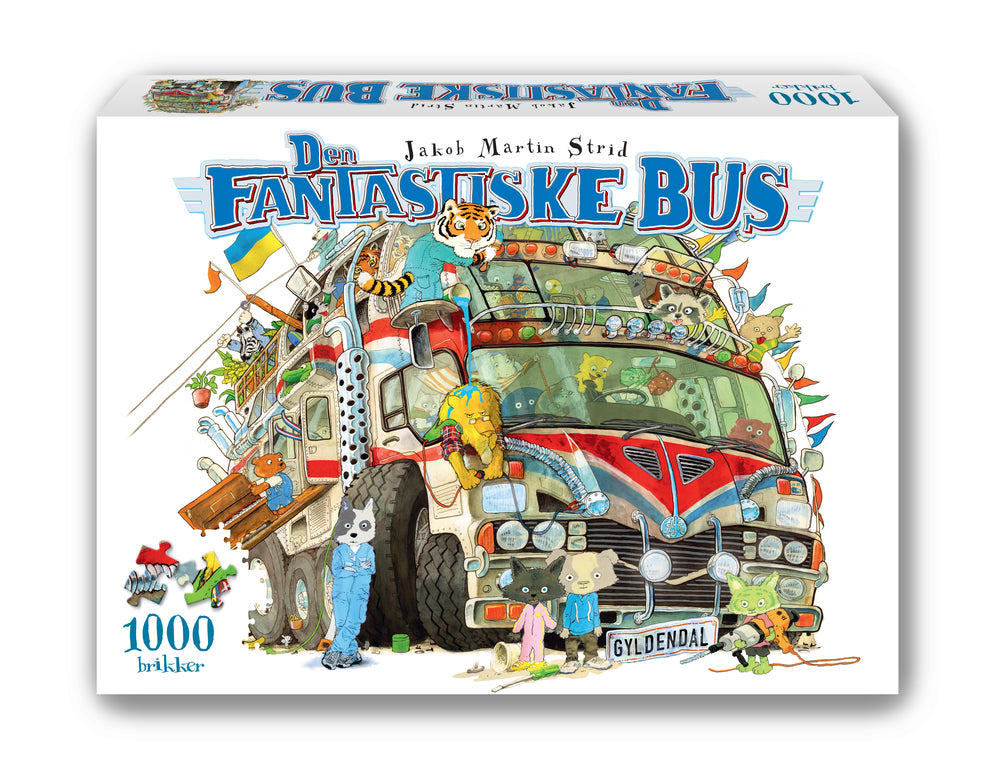 Den fantastiske bus - puslespil 1000 brikker