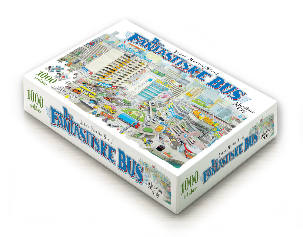 Den fantastiske bus - Ahnstarr City. Puslespil 1000 brikker