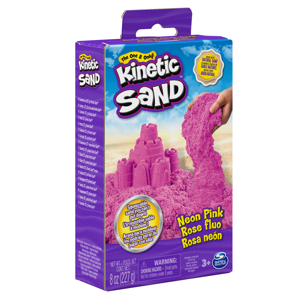 Kinetic Sand Neonboks med Primærfarver
