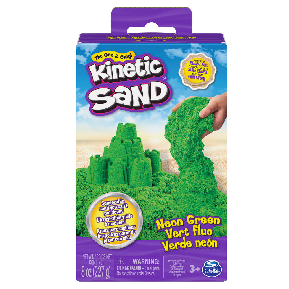 Kinetic Sand Neonboks med Primærfarver