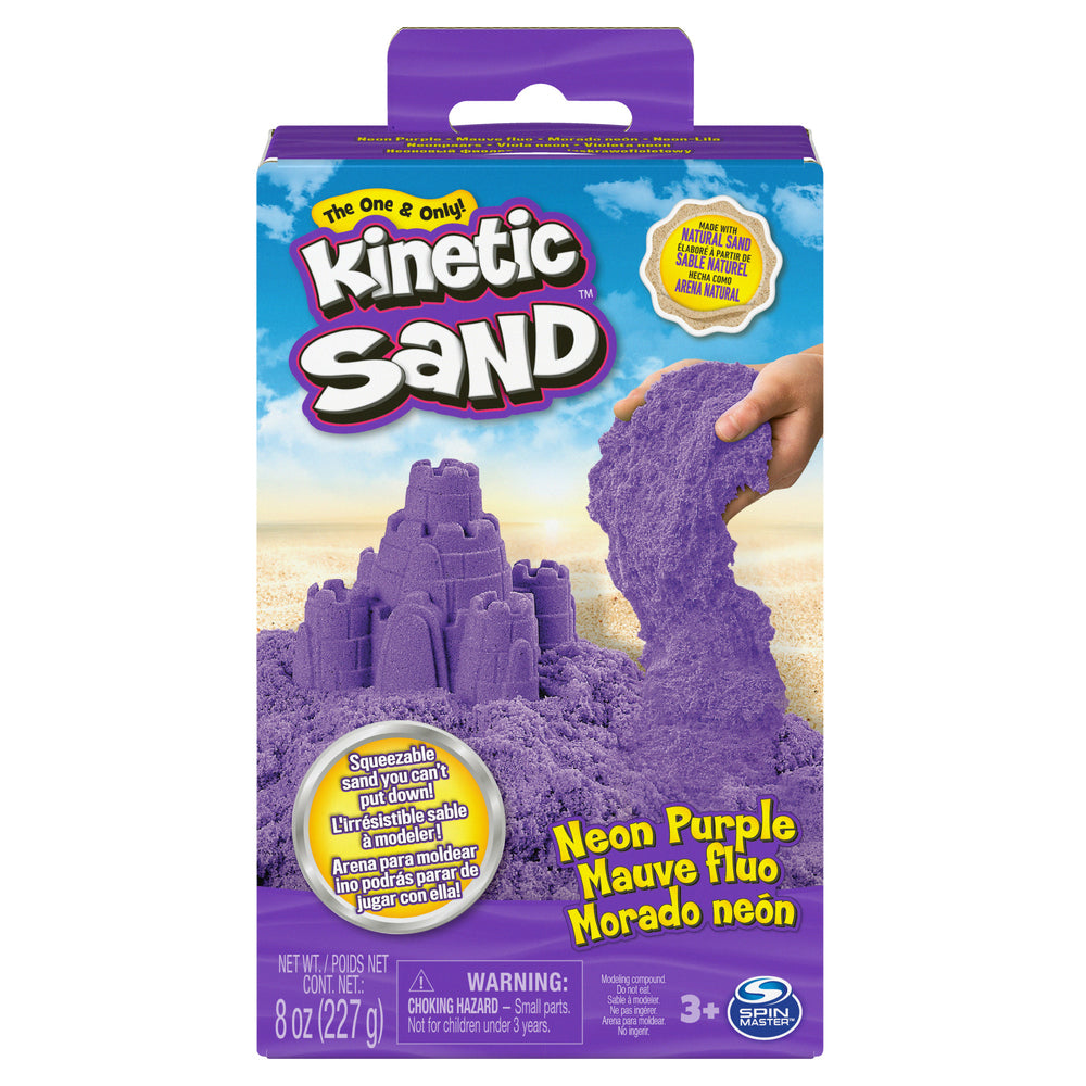 Kinetic Sand Neonboks med Primærfarver
