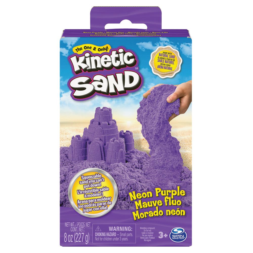 Kinetic Sand Neonboks med Primærfarver