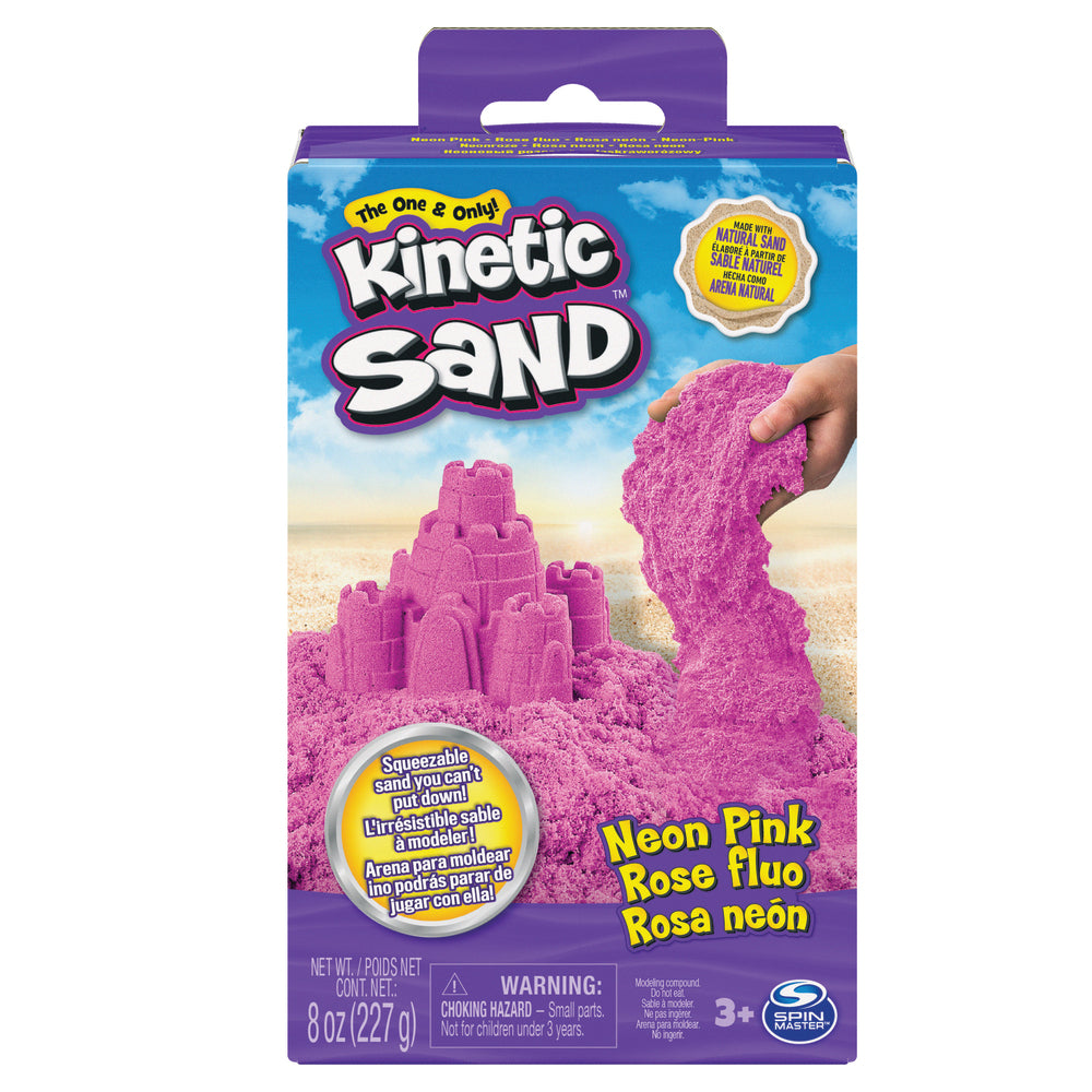 Kinetic Sand Neonboks med Primærfarver