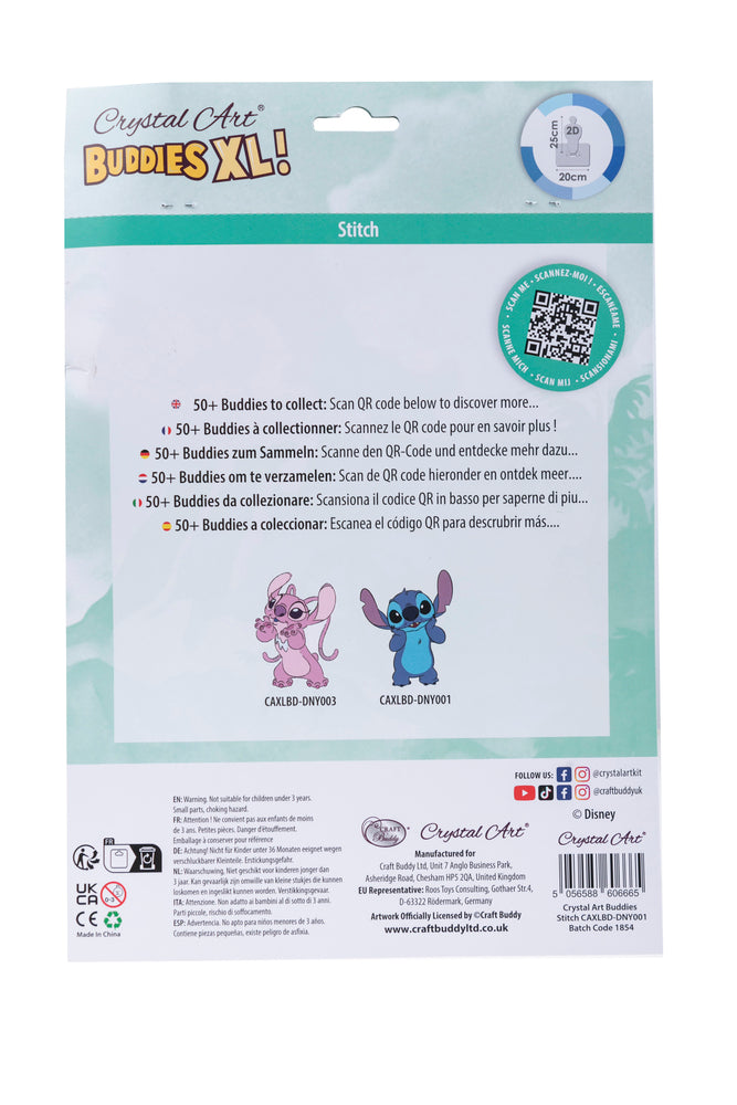 Stitch, Crystal Art Buddies XL