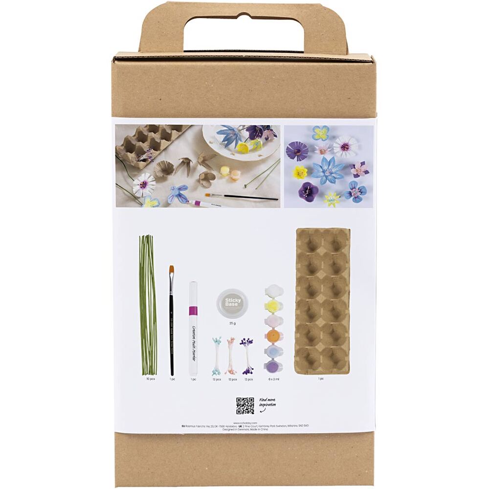 DIY Kit Æggebakke blomster