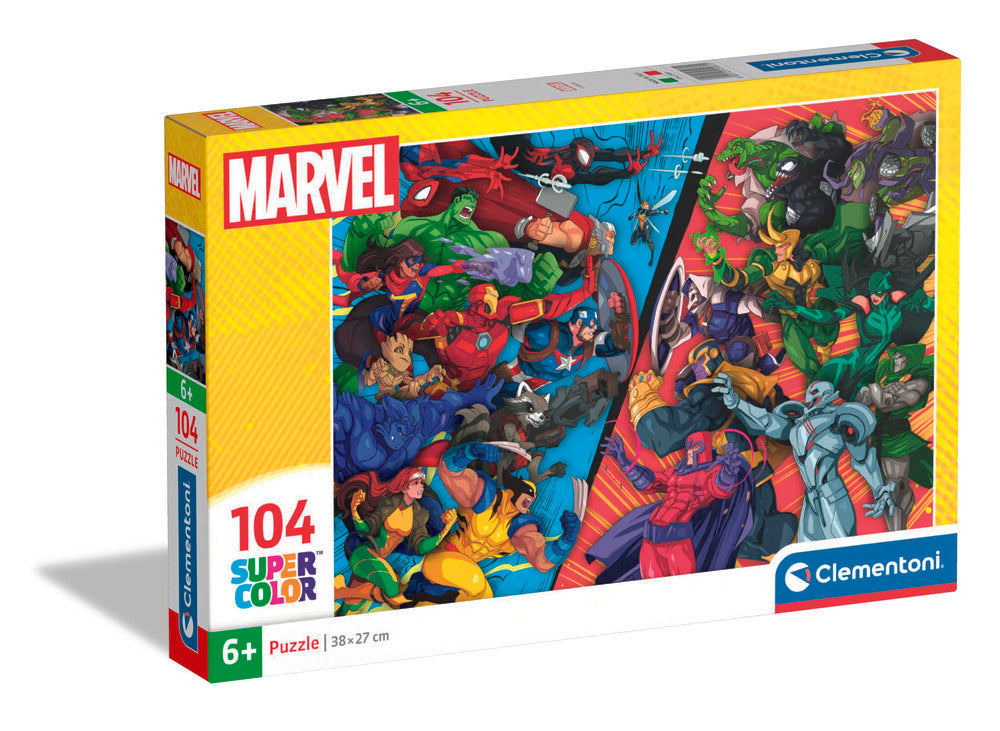 Puslespil Clementoni Marvel vs Heroes 104 brikker