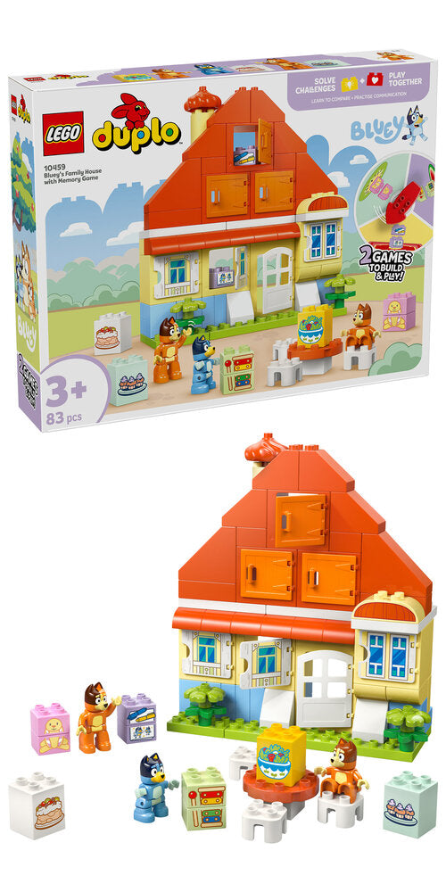 10459 LEGO DUPLO Bluey Blueys families hus med huskespil