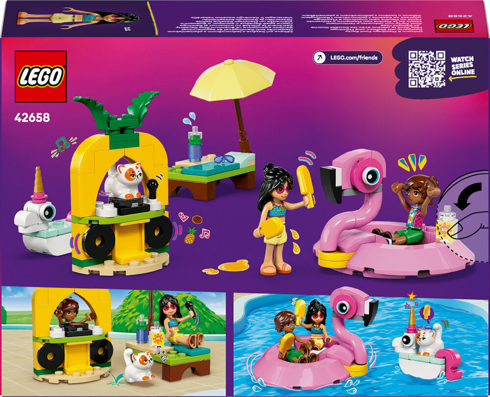 42658 LEGO Friends Poolparty med enhjørning og flamingo