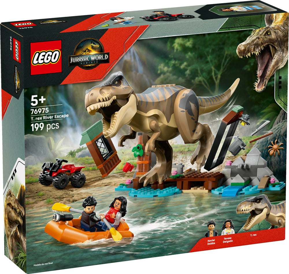 76975 LEGO Jurassic World Bådflugt fra T. rex