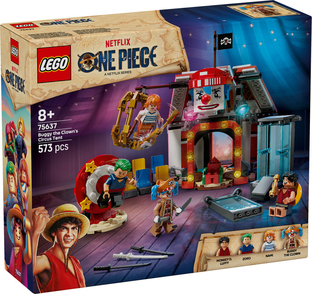 75637 LEGO ONE PIECE Klovnen Buggys cirkustelt
