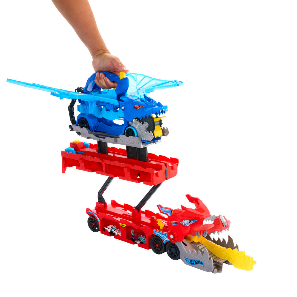 Hot Wheels City Ultimativt Dobbelt Drage-Transporter