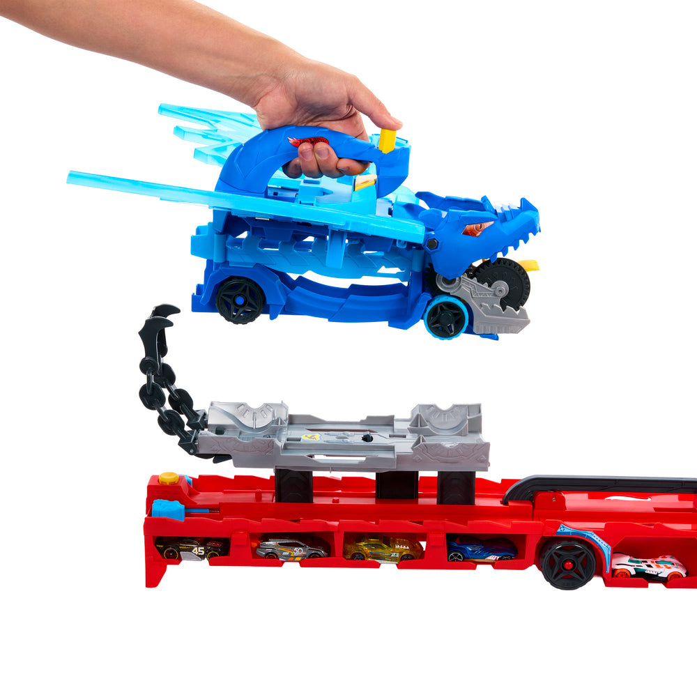 Hot Wheels City Ultimativt Dobbelt Drage-Transporter