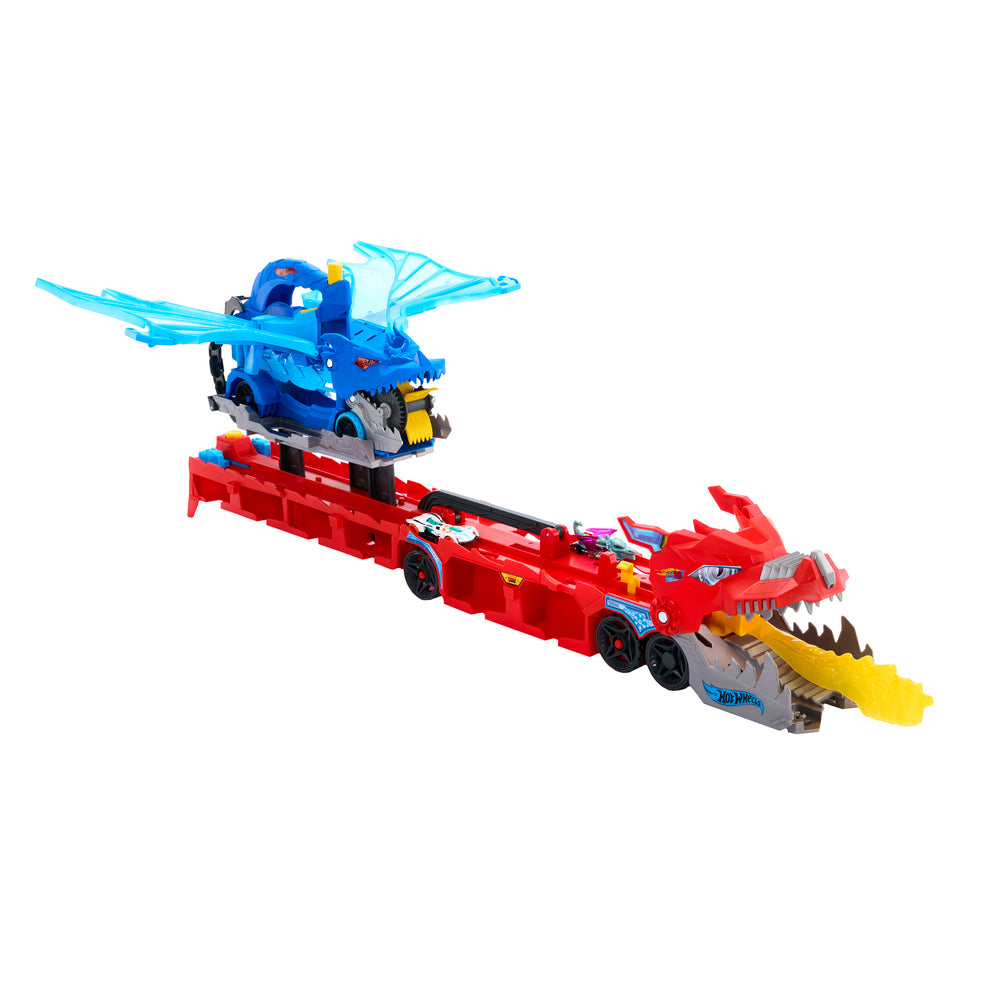 Hot Wheels City Ultimativt Dobbelt Drage-Transporter