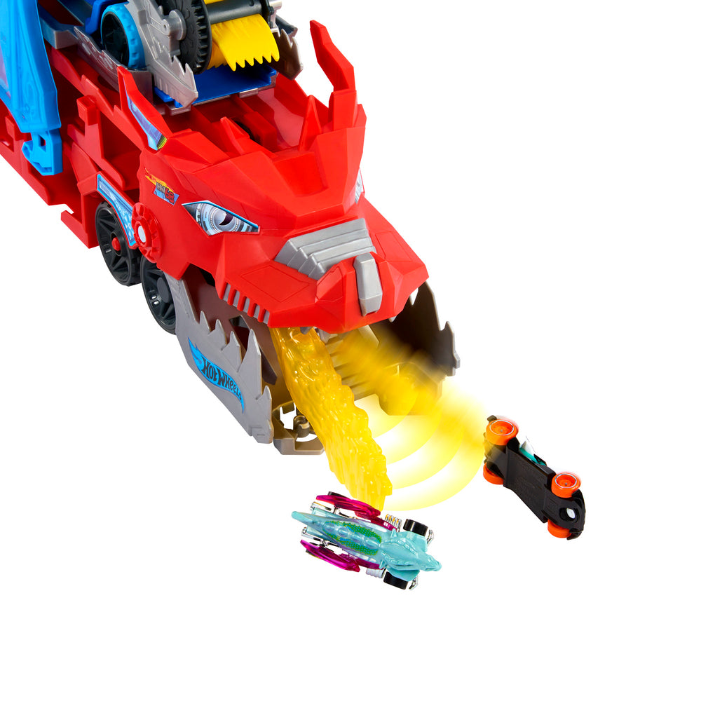 Hot Wheels City Ultimativt Dobbelt Drage-Transporter