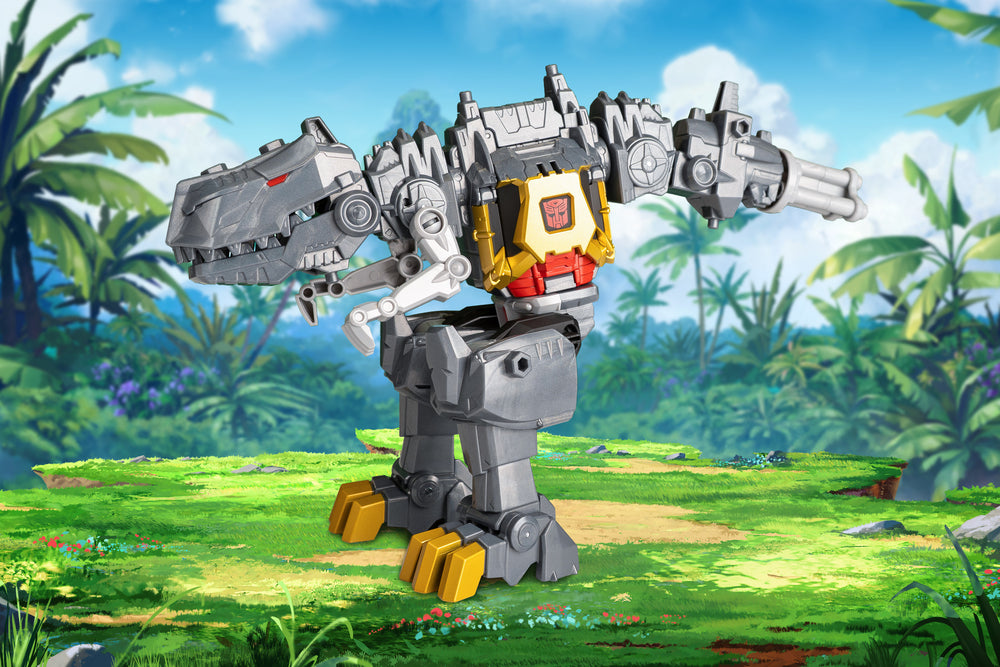 Transformers Cyberworld - Chomp & Battle Grimlock actionfigur