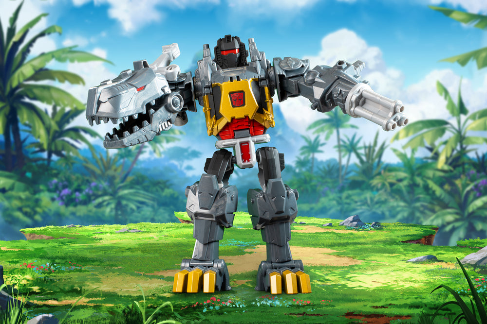 Transformers Cyberworld - Chomp & Battle Grimlock actionfigur