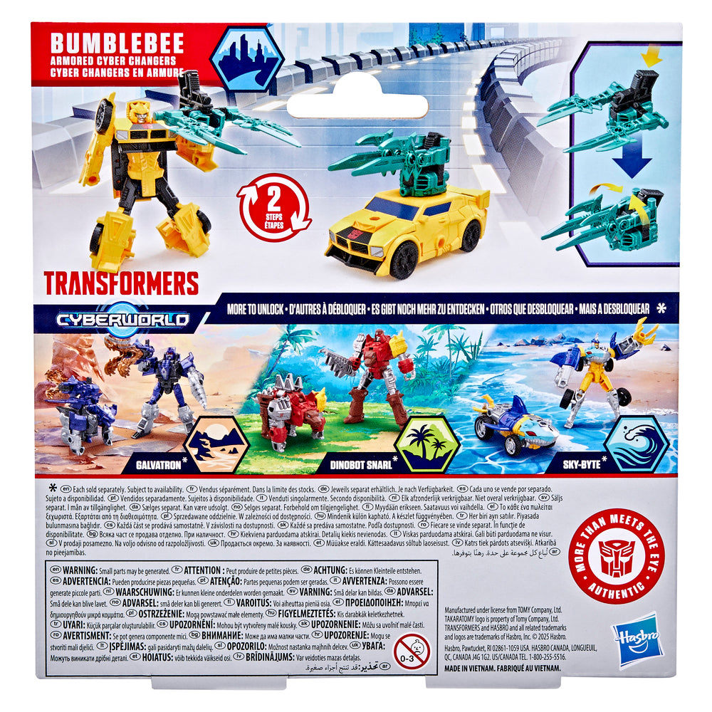 Transformers cyberworld armored cyber change ass