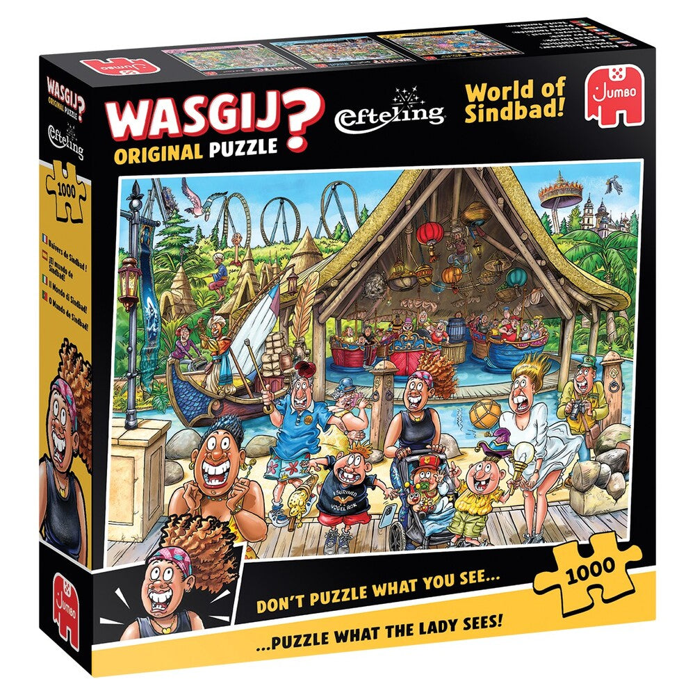 Puslespil Wasgij Original Efteling World of Sindbad! 1000 brikker