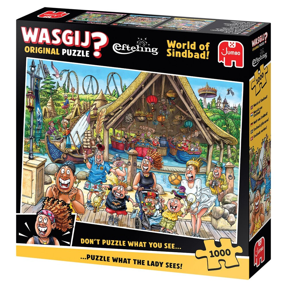 Puslespil Wasgij Original Efteling World of Sindbad! 1000 brikker